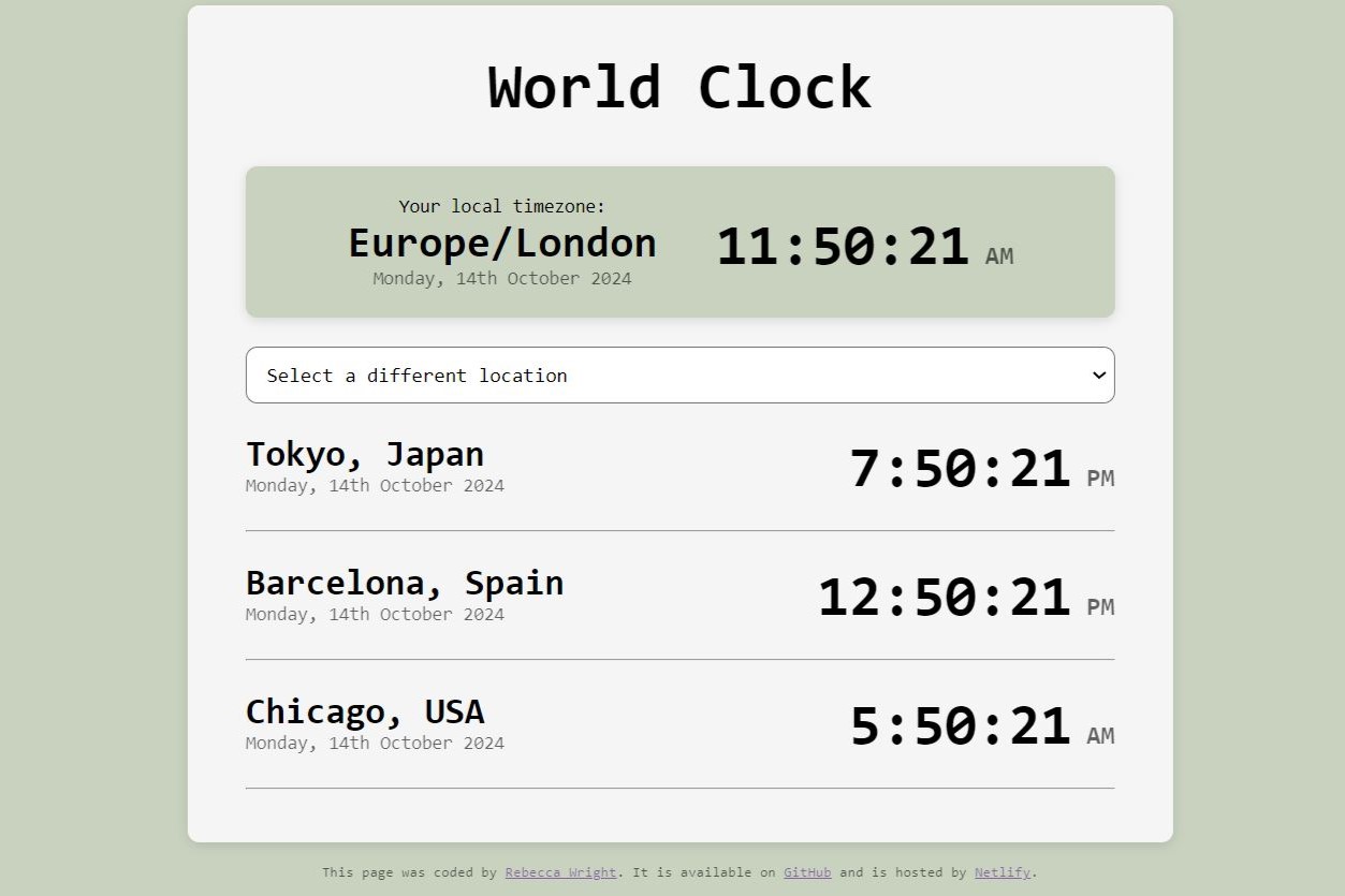 world clock app